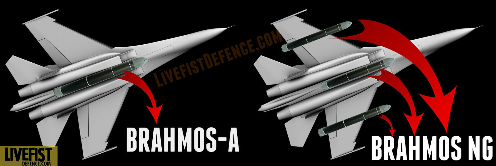 Индийские истребители су-30МКИ смогут применять до трех ракет BrahMos-NG