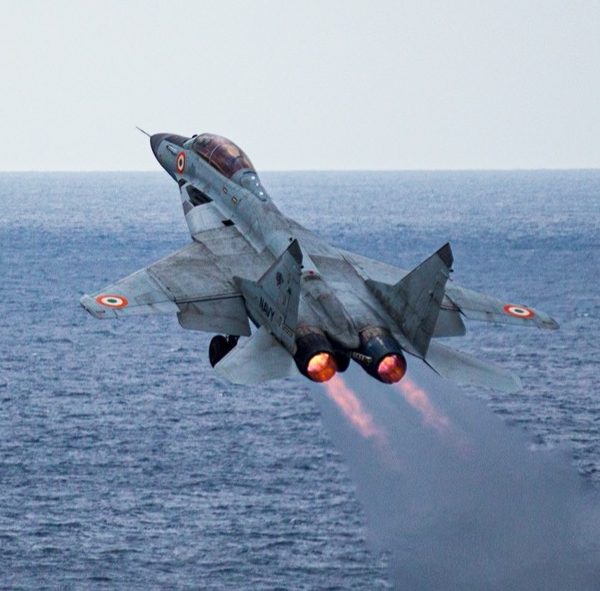 Amidst Ladakh Tensions, Indian Navy MiG-29K Carrier Jets Head North