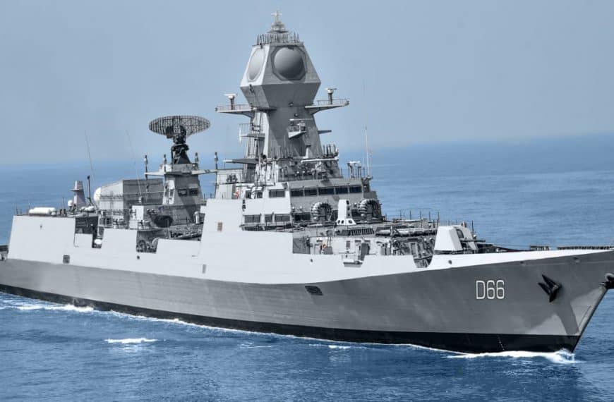 Indian Navy Receives 1st Visakhapatnam-class Destroyer