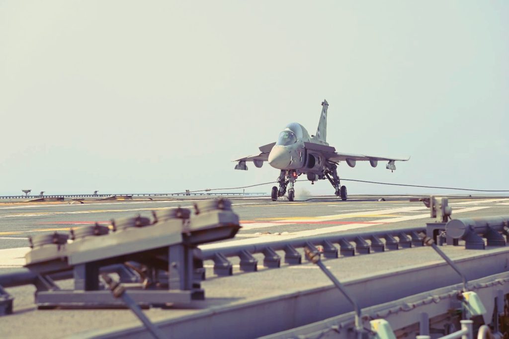 HISTORY! Indian Fighter Lands On Indian Aircraft Carrier - Livefist